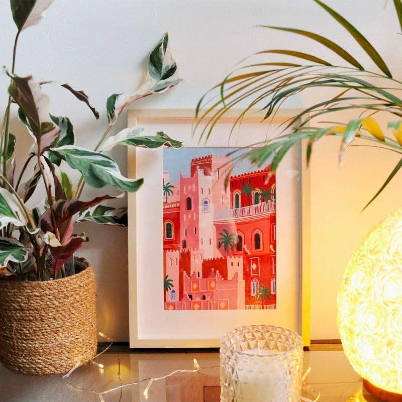 La Petite Épicerie - Wholesale Painting/Drawing - Example presentation Small Brush - Morocco - With frame1