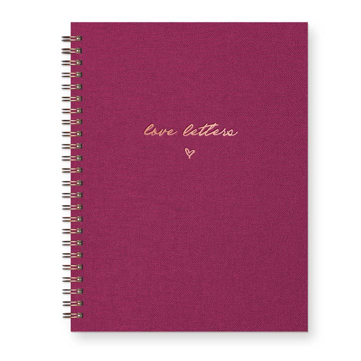 Ruff House Print Shop – Caderno por atacado – Diário Love Letters: Caderno forrado