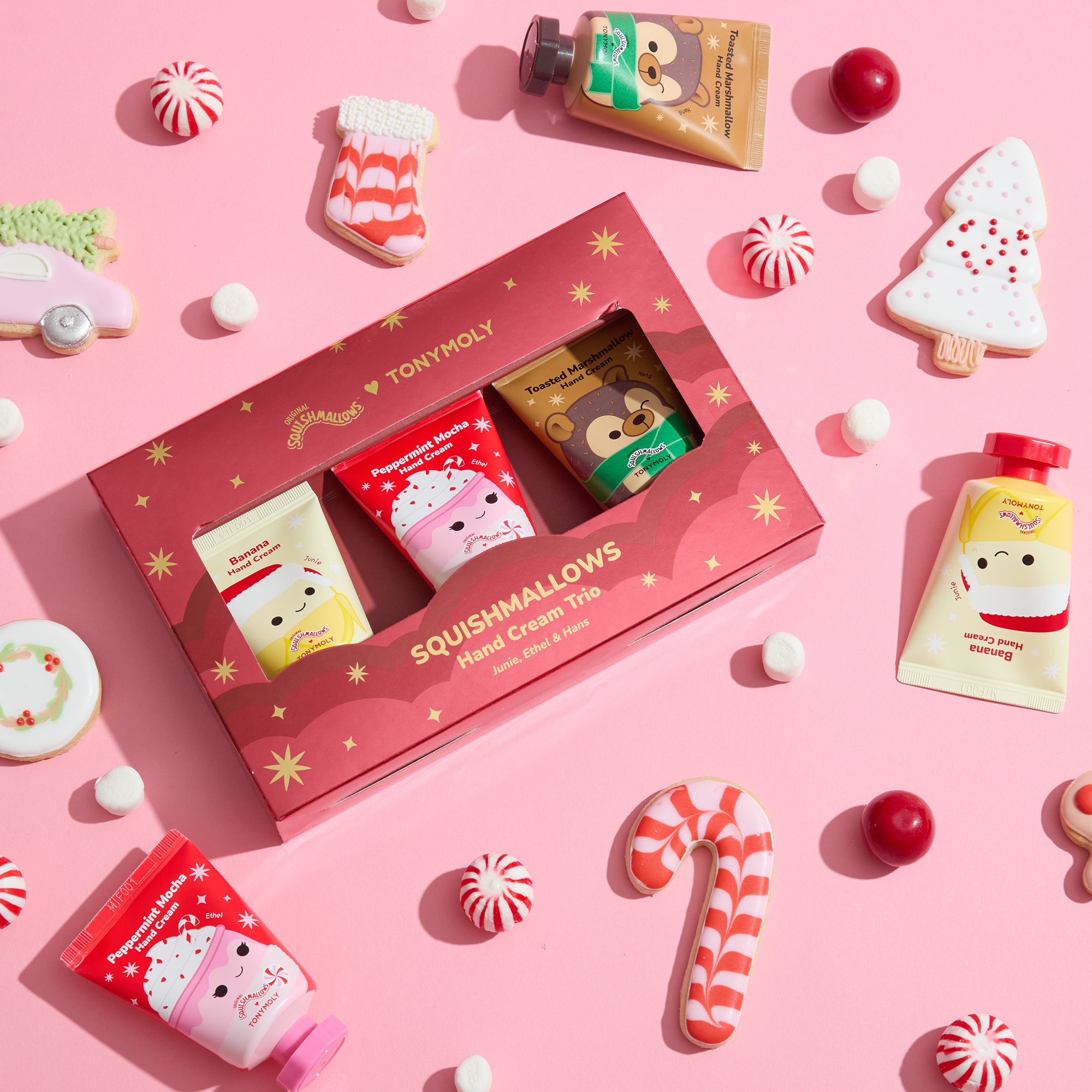 TONYMOLY - Wholesale Hand Cream/Lotion - TONYMOLY x Squishmallows Holiday Hand Cream Set1