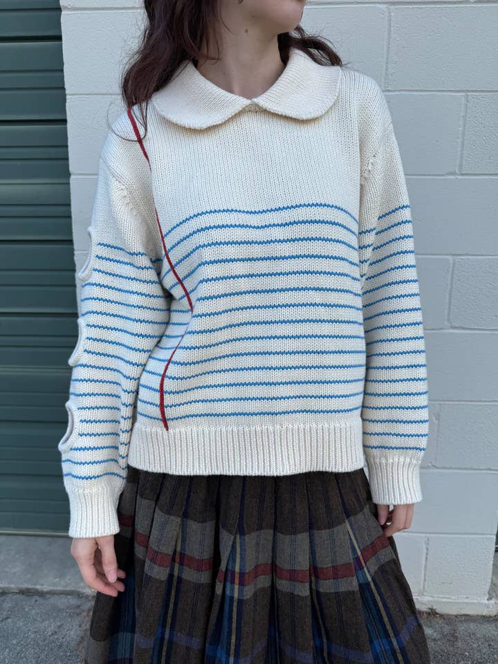 Sheet of Paper Knit Sweater for wholesale by Coco Clem