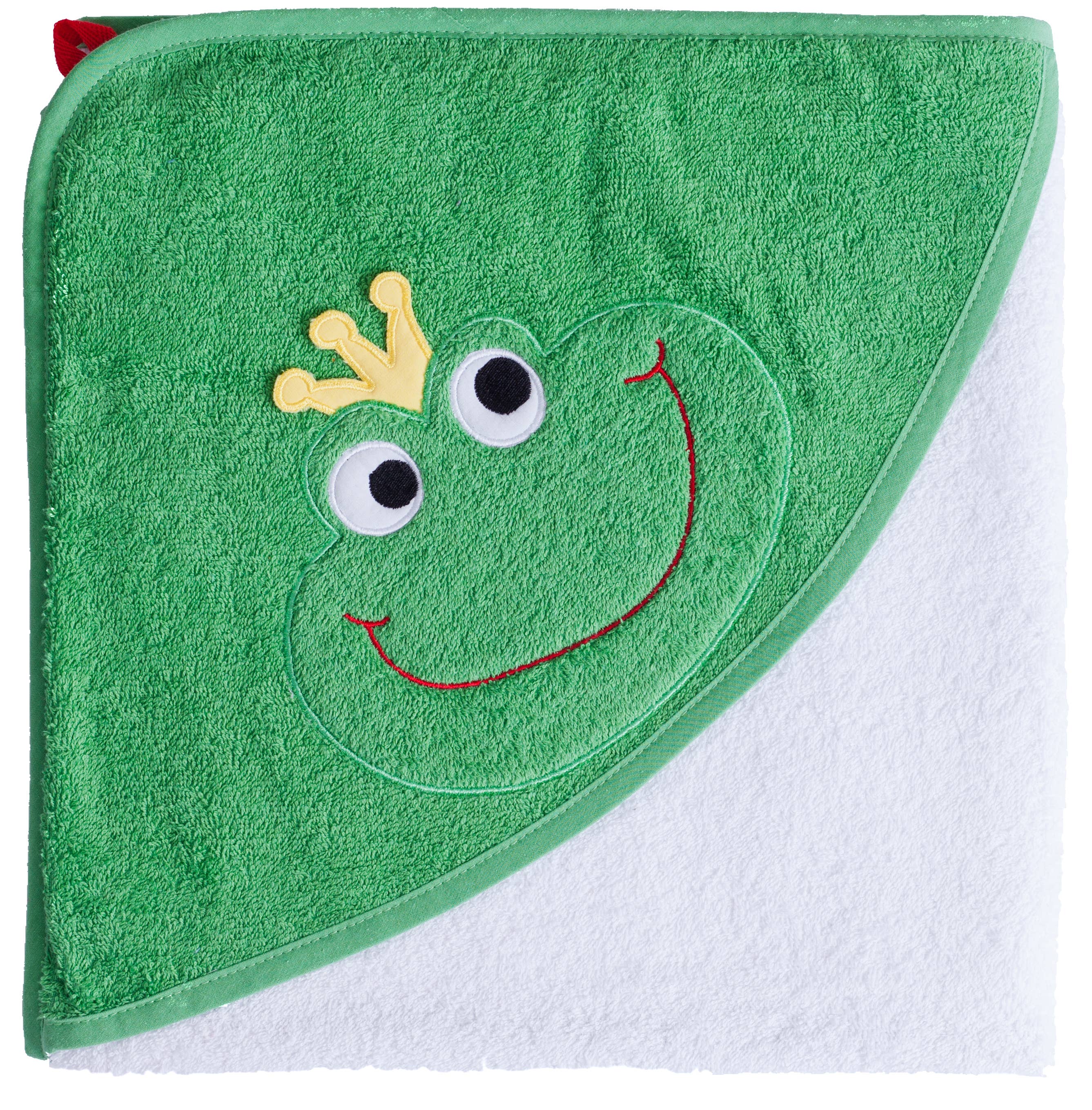 Smithy by Dagmar Nelk – Engroshandel Håndklæde med hætte - Børn og baby – Hættehåndklæde Frøprins, 100 x 100