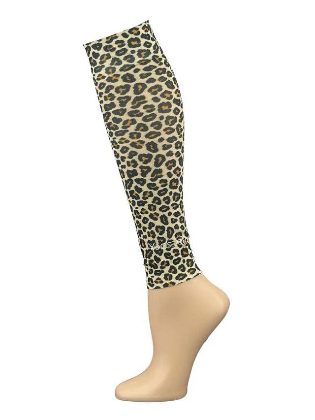 Leopard Skin Leg Sleeves for wholesale by Hocsocx, Inc.