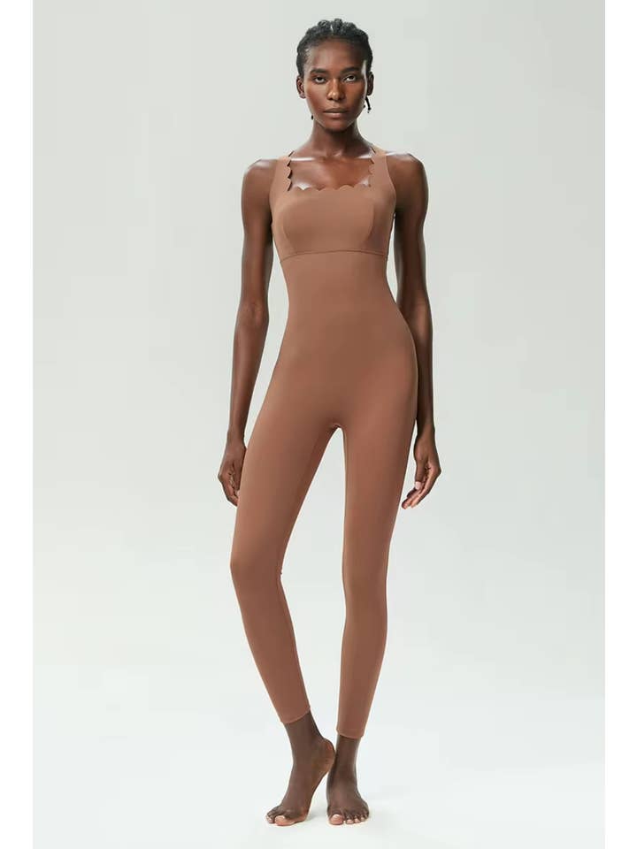 Belsize Activewear – wholesale Unitard – Women′s – Scallop jumpsuit 10