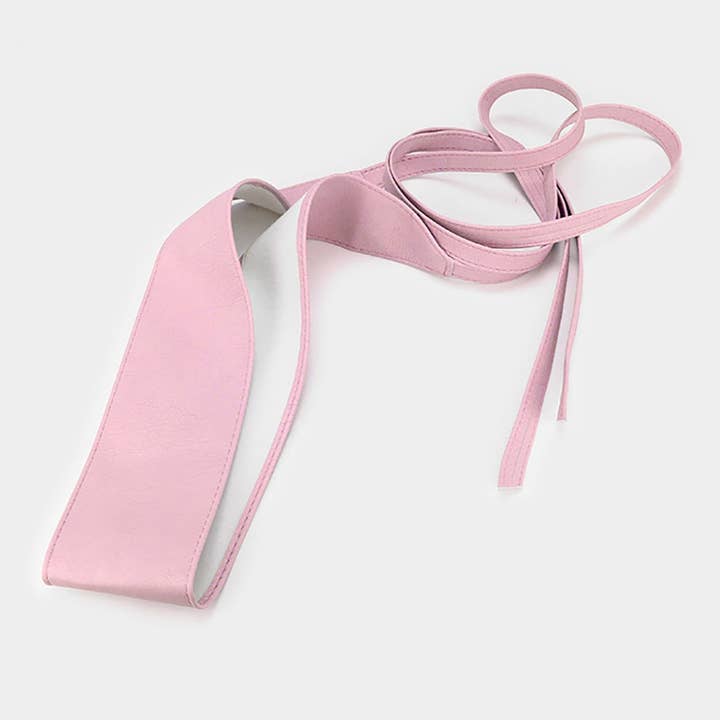 Sensibling Corp. - Wholesale Belt - Women's - Wide Faux Leather Wrap Belt
8