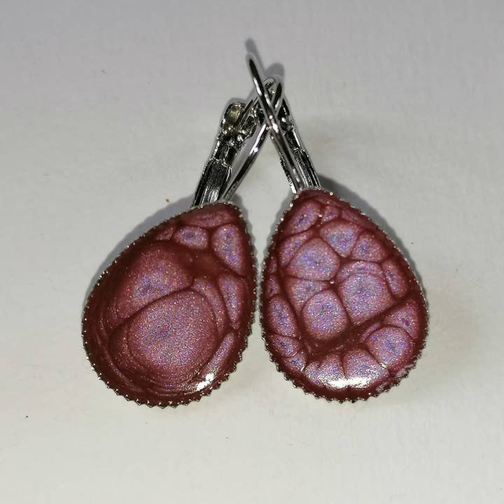 Blue Moon Bijoux - Vente Parures de bijoux - Parure rose argentée