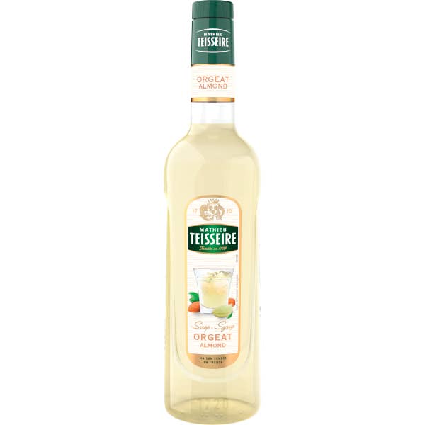 French Feast - Wholesale Drink Mix - Teisseire Orgeat syrup glass 700 mL0
