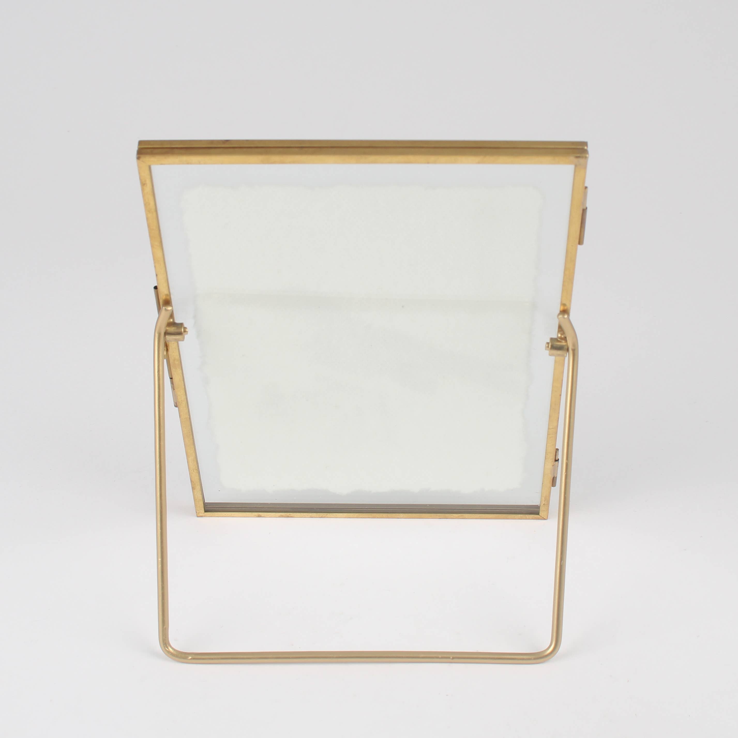 Originals International Ltd - Wholesale Picture Frame - Gold Frame with Bird Print – A5 Floating Glass Picture Frame2