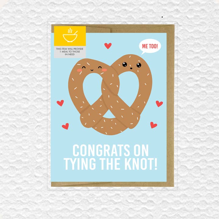 IMPAPER - Wholesale Wedding Card - Congrats Tying Knot Wedding Card1