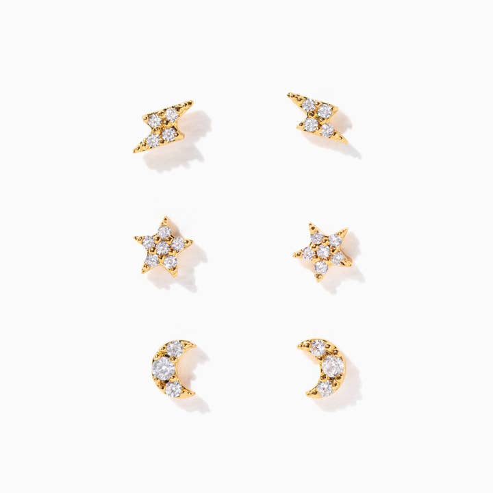 Teeny Tiny Galaxy Studs for wholesale by Girls Crew