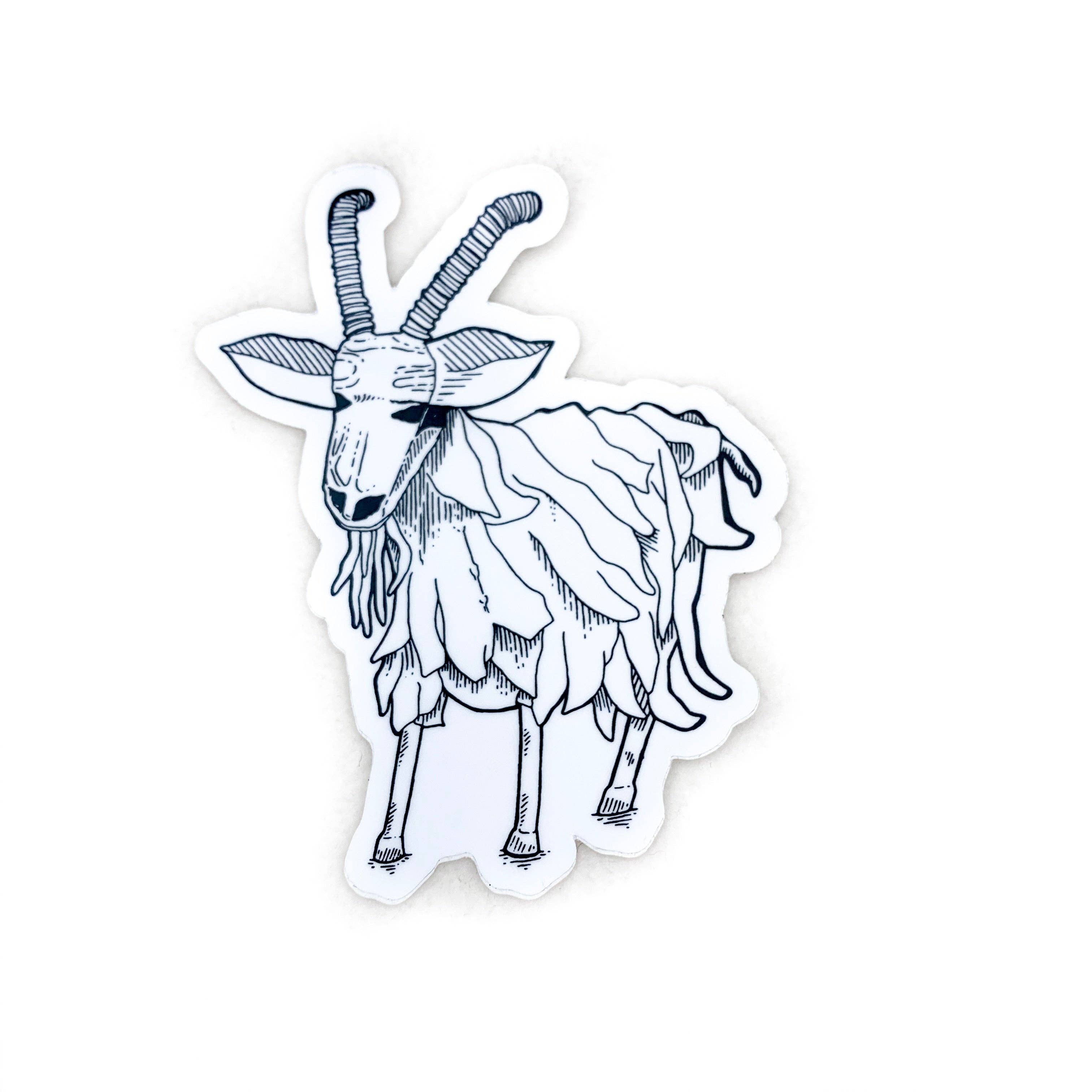 The PNW Dream - Wholesale Magnet - Spokane Garbage Goat - Cut Magnet0