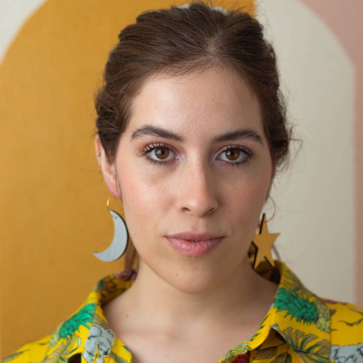 Le Chic Miami - Wholesale Hoop Earrings - Star and Moon Hoop Earrings1