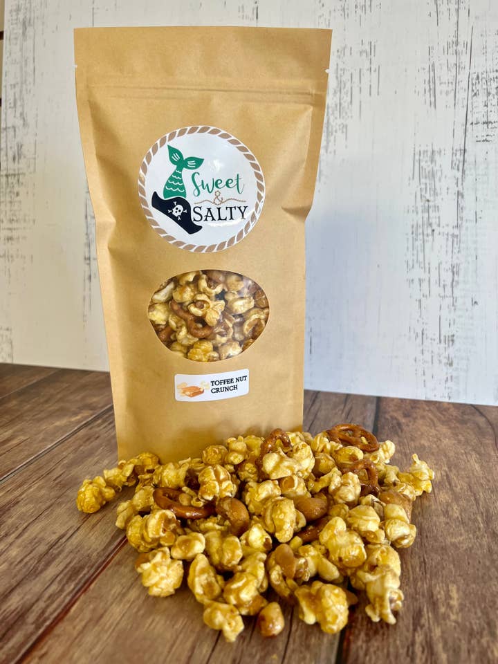 Toffee Nut Crunch for wholesale by Sweet and Salty Popcorn