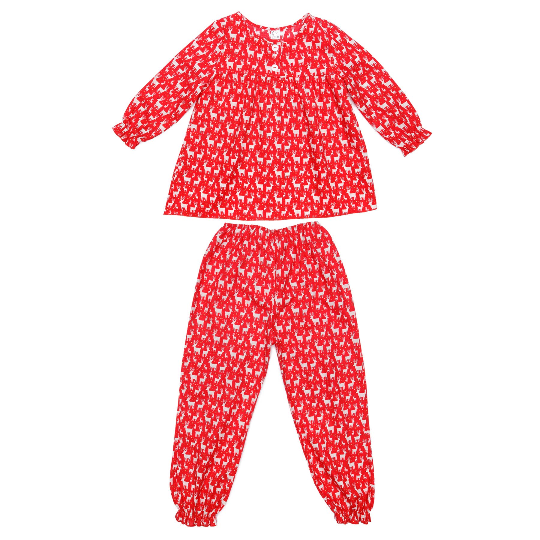 Fox In A Box – wholesale Pyjamasset - Barn – Ruby Reindeer pyjamaset för flickor3