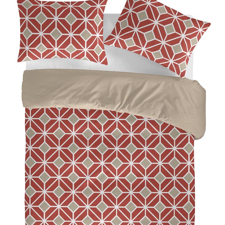 Komet Coral King 3pc Duvet Cover Set for wholesale by Gouchee Home
