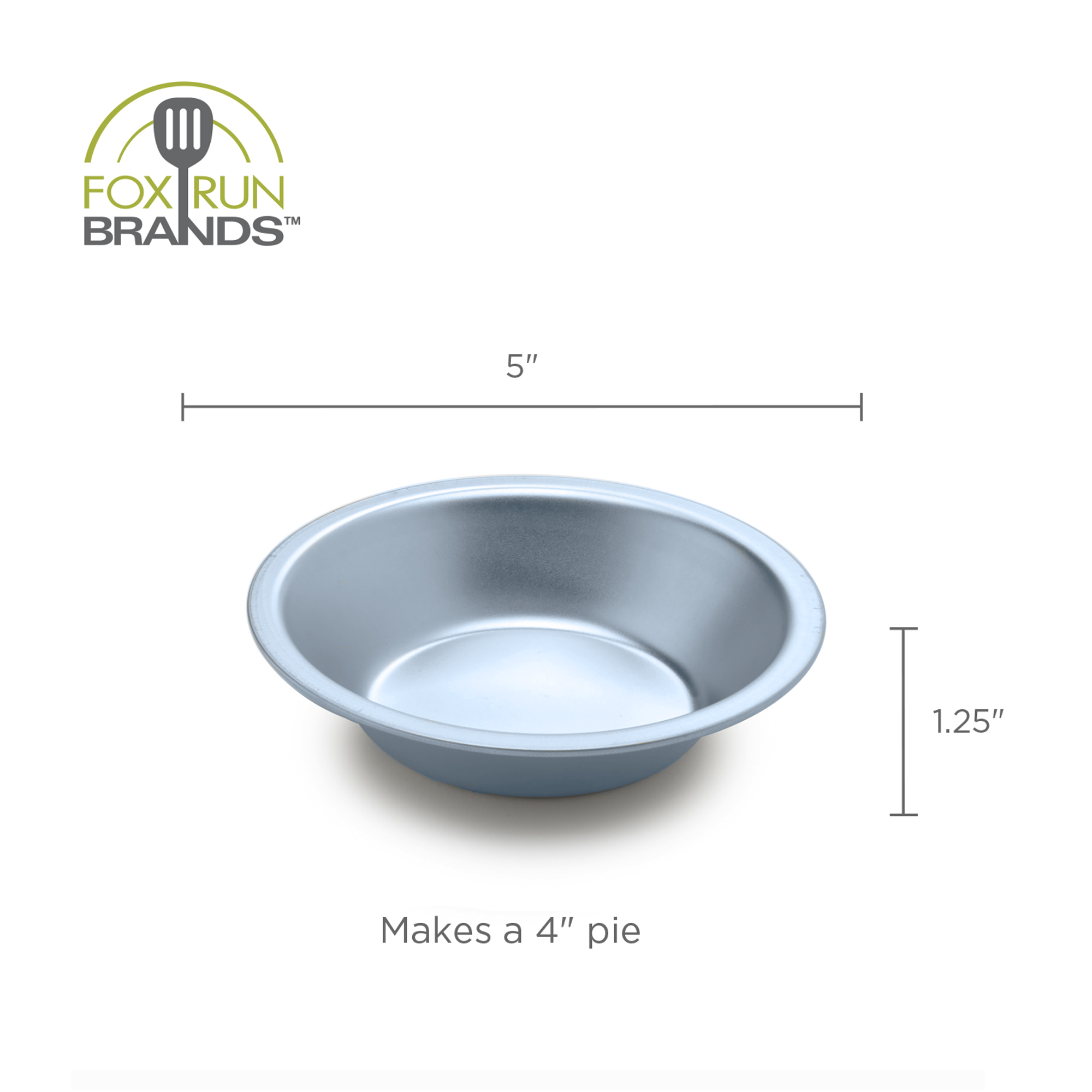 Fox Run Brands – wholesale Baking dish – Fox Run 5 Inch Personal Pie Pans, Set of 4 Premium Non-Stick1