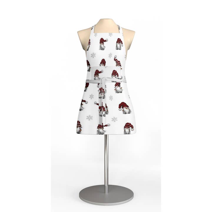 Julian O Co Offwhite/Red Apron With Pocket for wholesale by Arvidssons Textil