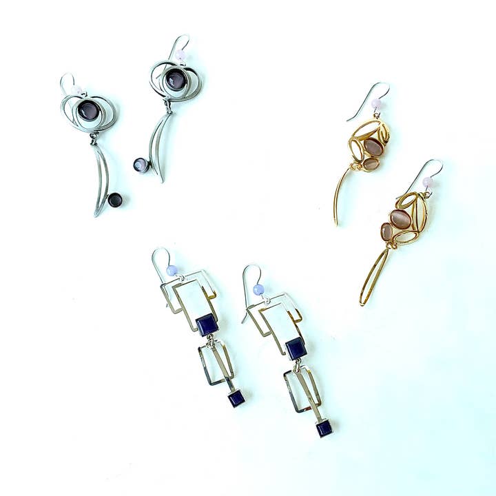 Christophe Poly / Crono Design - Wholesale Dangle Earrings - EARRINGS (Y) - Wire Hook Earrings
15