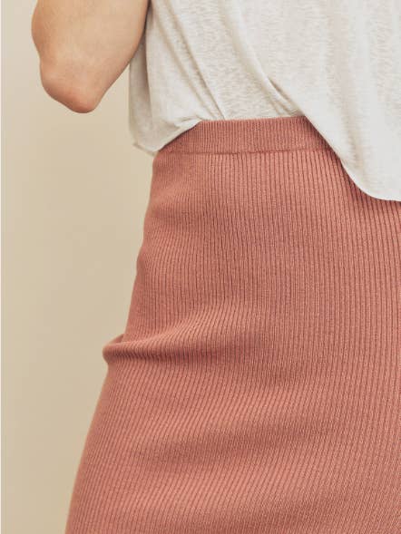 Raven Potlood Midi Rok voor wholesale door The Mel Boutique