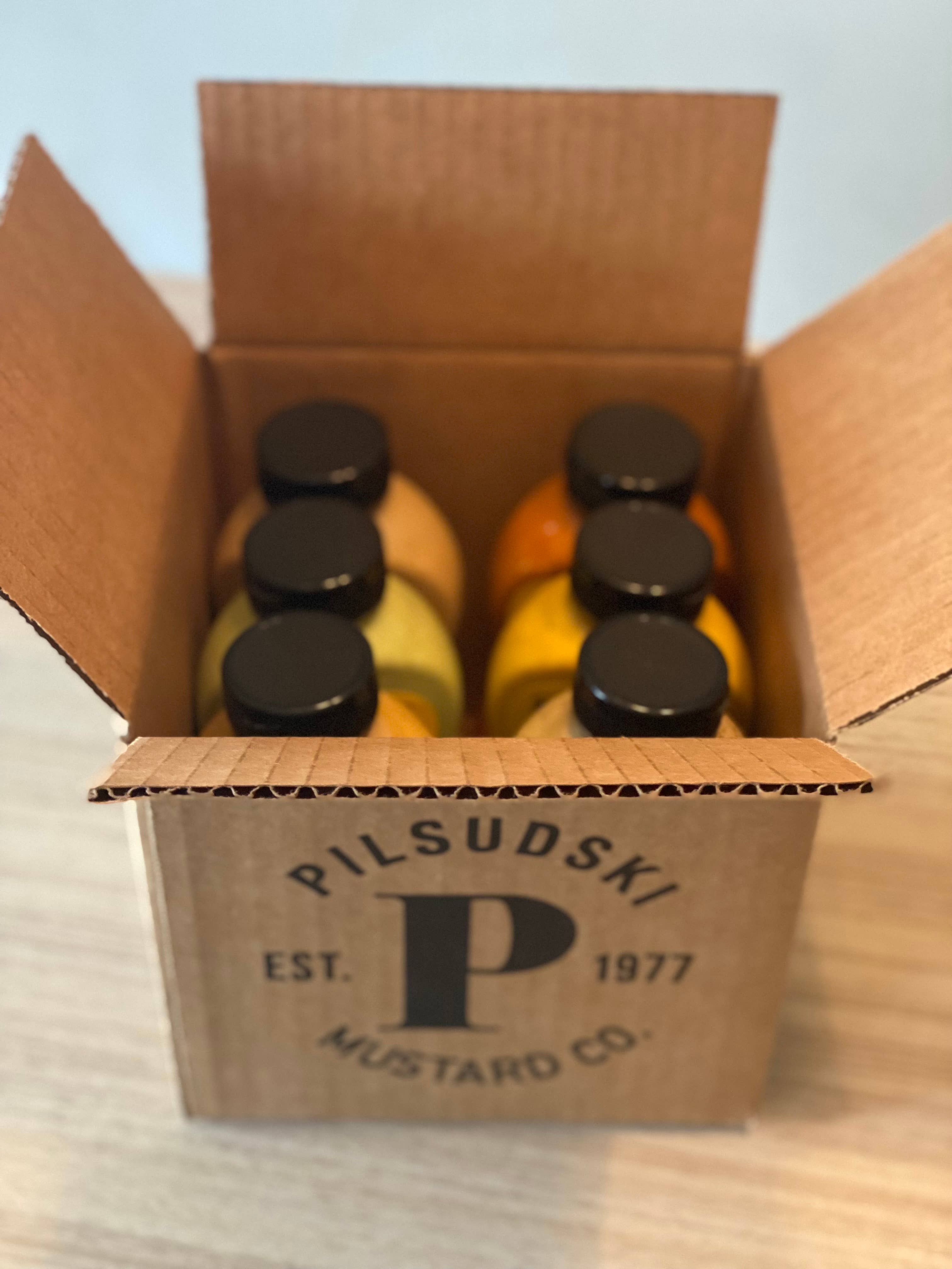 Pilsudski Mustard Co - Vente Moutarde - Pack de Moutarde Variée 6/12 oz à presser2