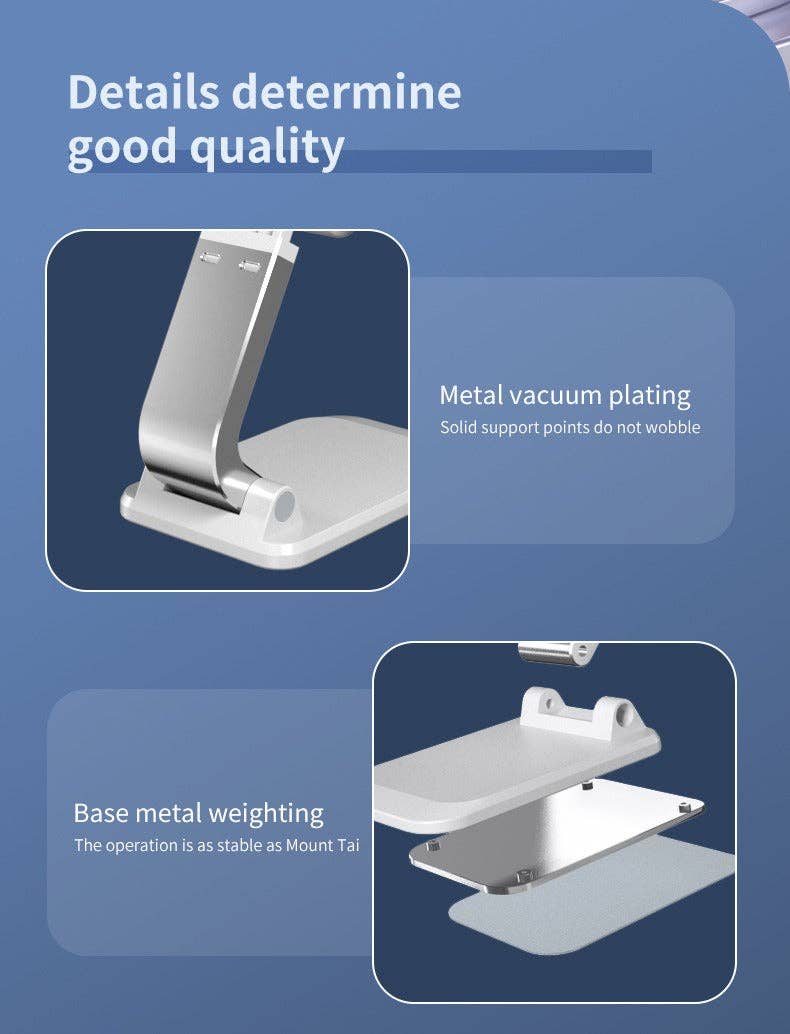 VIGOR - Wholesale Phone/Tablet Stand - Q7 Multi-function Lift Phone Stand for Desk Portable Foldabl8