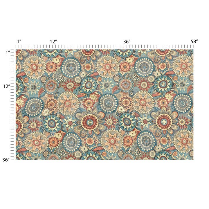 Boho Inspiration v12 - Natural Fiber Fabric by the Yard for wholesale by FabricSmiths