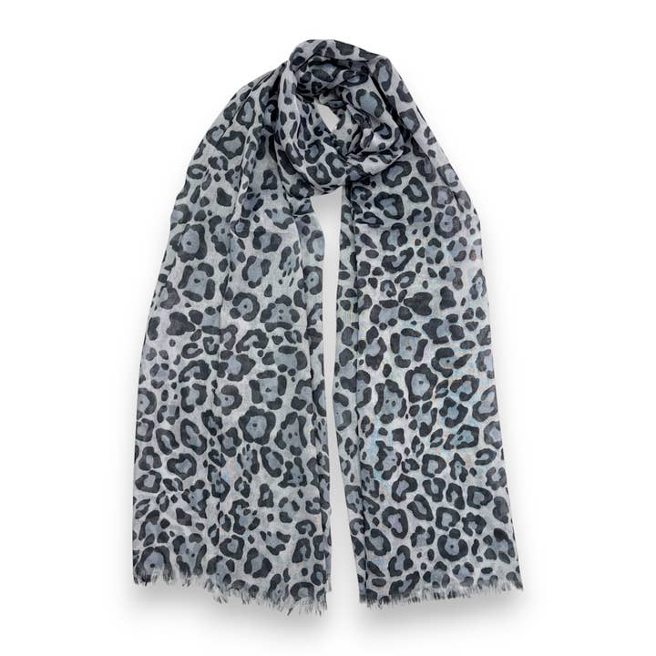 Lili Scarves - Wholesale Scarf – Women's - Leopard Digital Print Scarf3