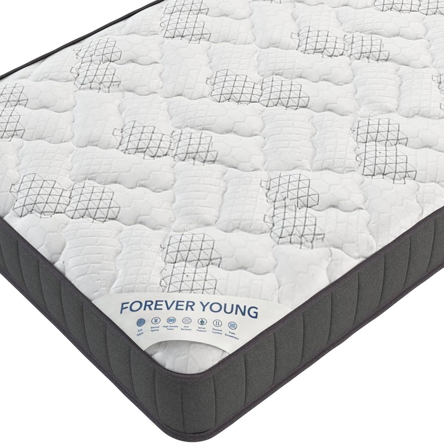 Twin Hybrid Mattress, Medium-Firm, Made in USA for wholesale on Faire6
