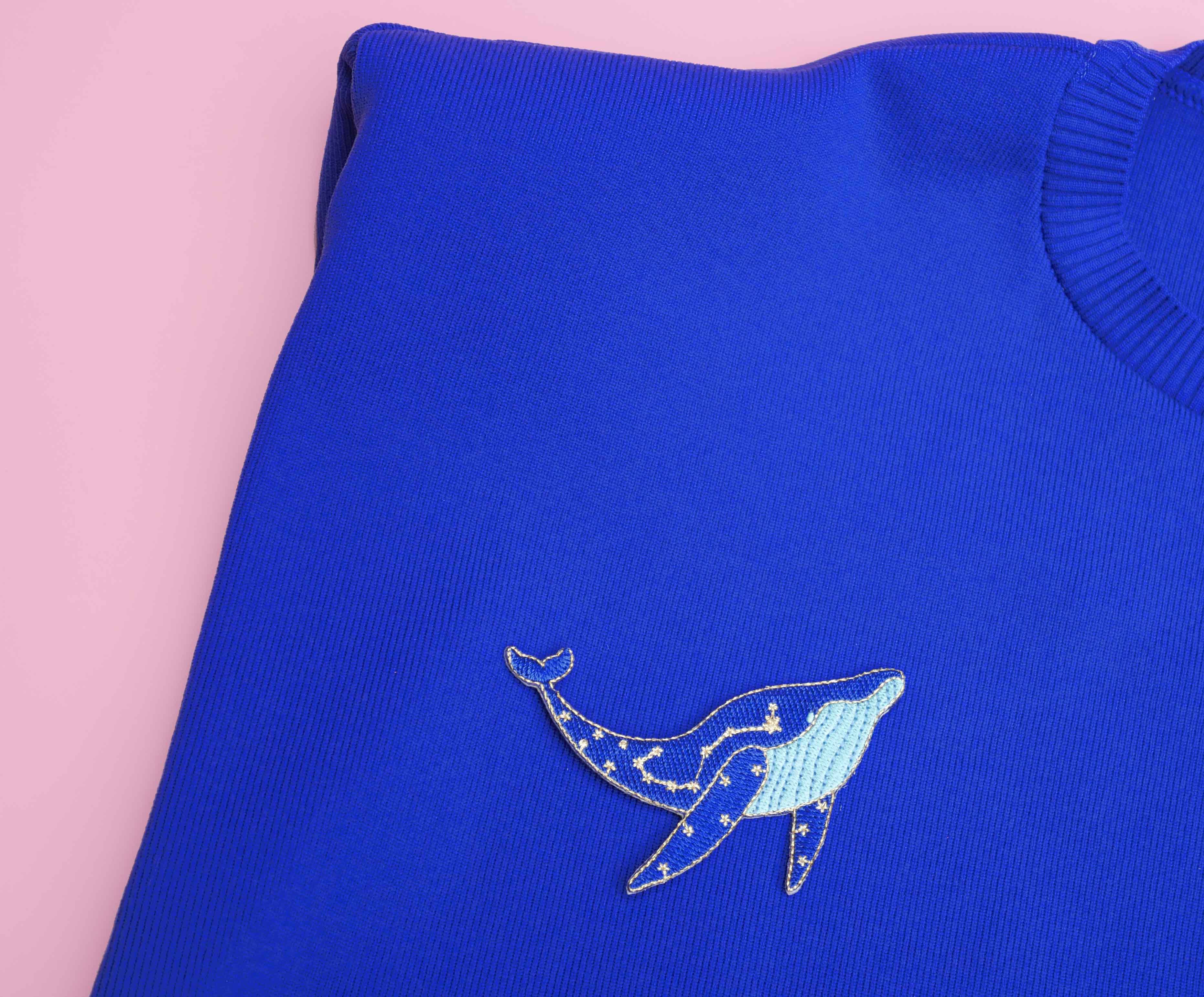 MALICIEUSE - Wholesale Patch - Iron-On Whale Patch3