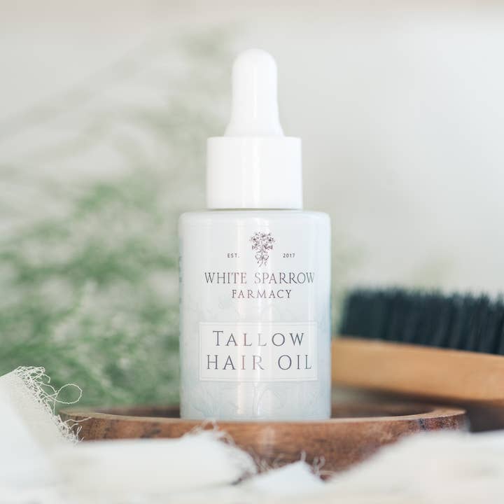 White Sparrow Farmacy - Wholesale Hair Oil - Tallow Hair Oil