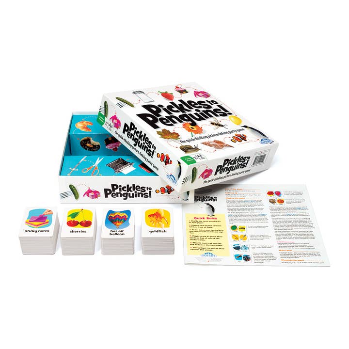 Outset Games and Cobble Hill Puzzles - Wholesale Card Game - Pickles to Penguins: Think Fast, Link Faster!4