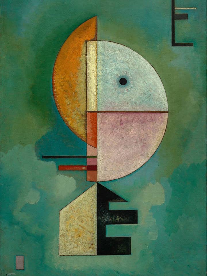Upward Kandinsky 30x40cm Art Poster Print for wholesale by On The Wall Art Ltd