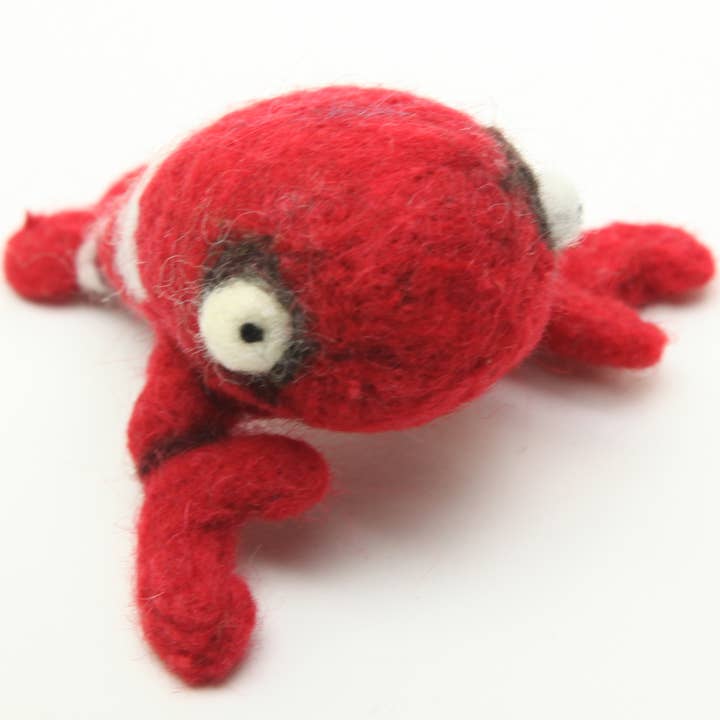 Woolbuddy - Wholesale Ornament - Lobster ornament (premade)