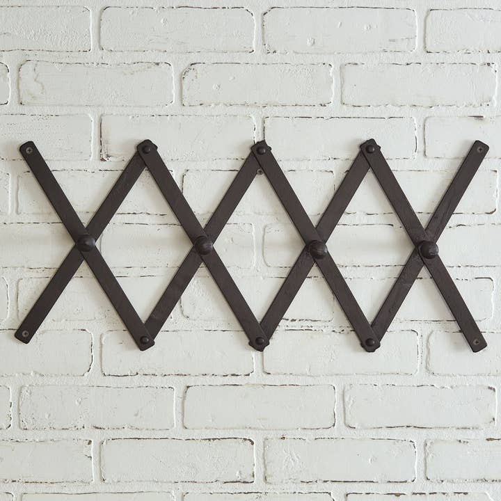 CTW Home Collection - Wholesale Coat Rack - Black Accordion Coat Rack