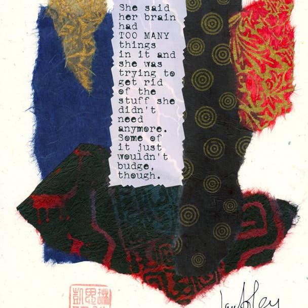 Ampersand Cards - Wholesale Art Print - Her Brain (Original wall art)