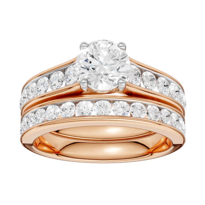 2.00ct Round Certified Lab Diamond Ring for wholesale by White Rock