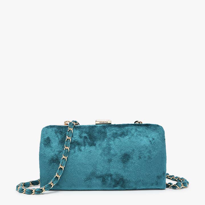 Jen & Co. - Wholesale Crossbody bag – Women's - WL2339V Sue Velvet Wallet Pouch Crossbody2