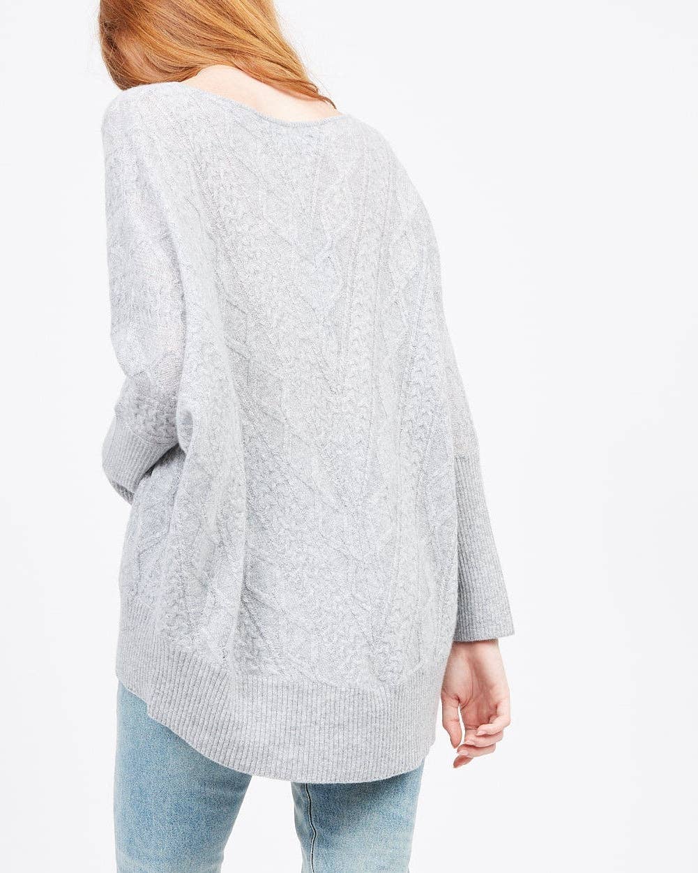 QUINN - Wholesale Knit Sweater - Women's - Cashmere Kendall Oversized Sweater25