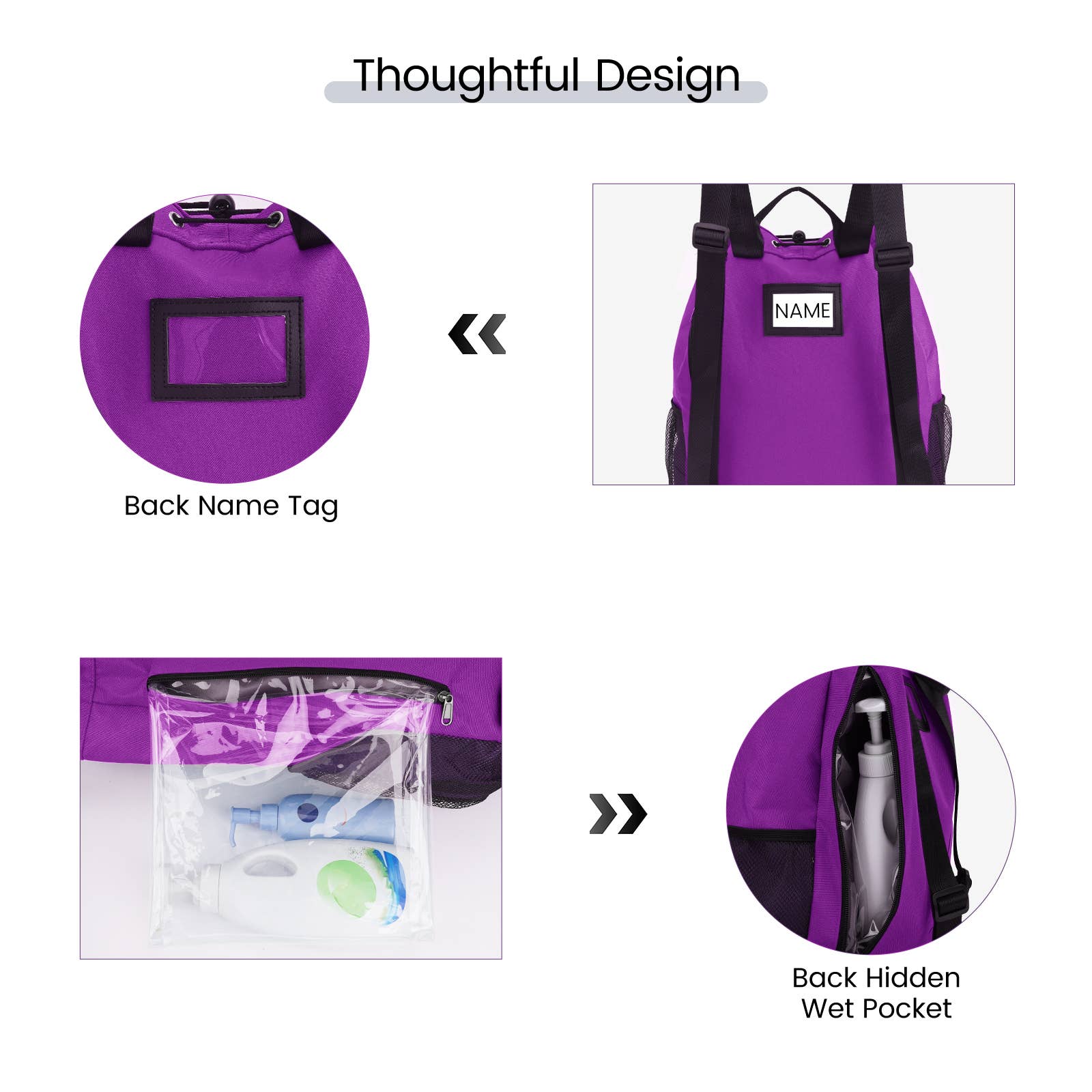 wandf - Wholesale Backpack - Unisex - Drawstring Backpack Soccer Basketball Backpack Gym Bag4