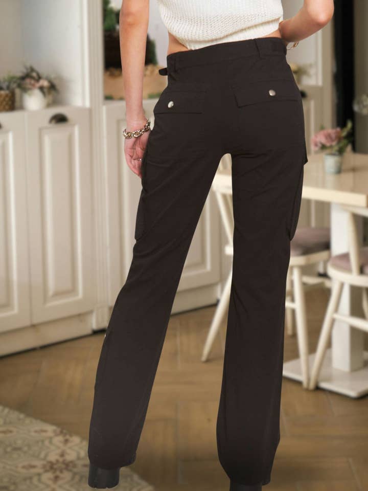 ADORA LA - Wholesale Pants - Women's - CEP3206 - LOW RISE STRAIGHT CARGO PANTS3