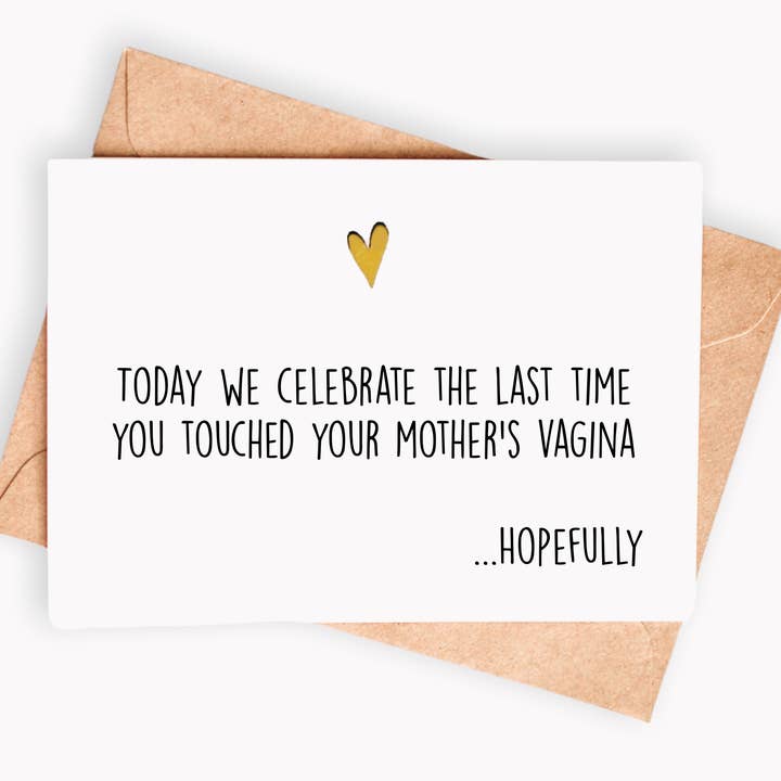 Funny Birthday card - Today we celebrate the last time you.. for wholesale by Spicy Cards
