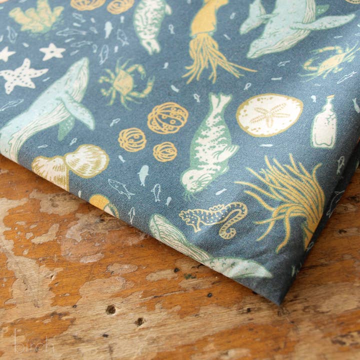 Birch Fabrics - Wholesale Fabric - Marine Deep Blue Lawn4