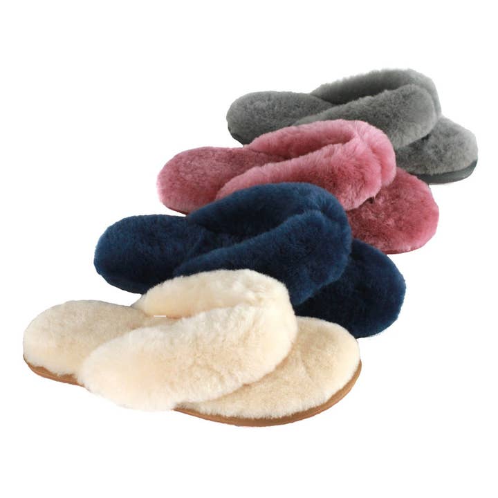 Eastern Counties Leather – wholesale Flip Flops – Women’s – Maeve Womens Sheepskin Flip Flop3