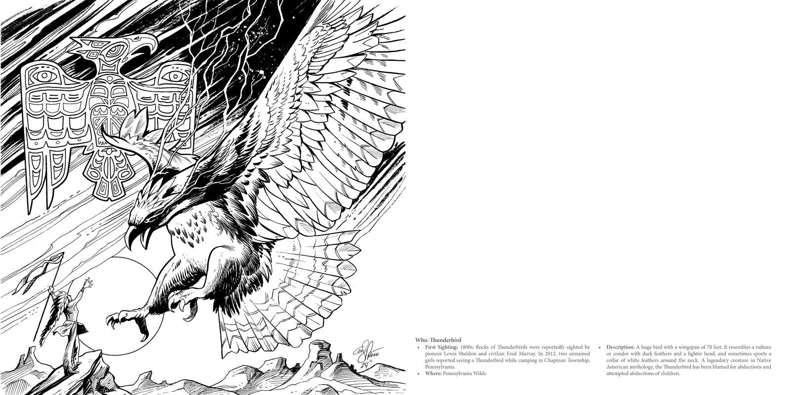 Simon & Schuster - Wholesale Coloring & Activity Book - Adult - Cryptid Creatures Coloring Book by4