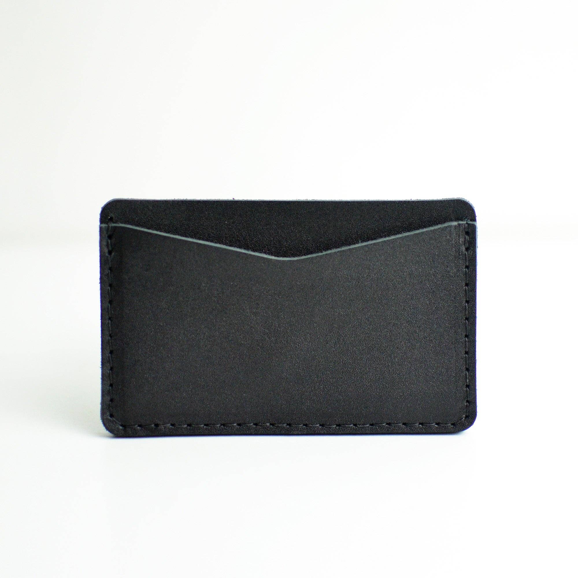 Moss Bags - Vente Porte-cartes – unisexe - Porte-cartes double face - Cuir noir1