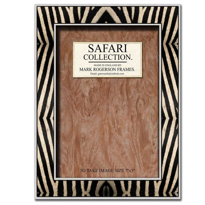 2269 Safari Zebra 8"x6" Photo Frame. for wholesale by Gator cards