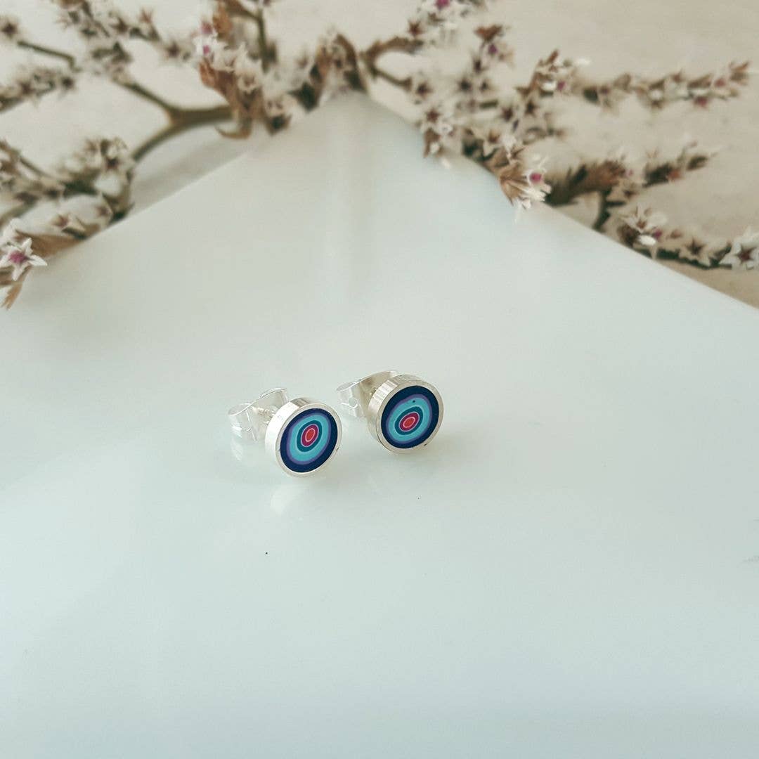 PASTACUITA - Wholesale Stud/Post Earrings - Small round everyday earrings. Handmade with polymerclay12