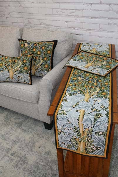 Rennie & Rose - Wholesale Table Runner - William Morris Woodpecker Table Runner2