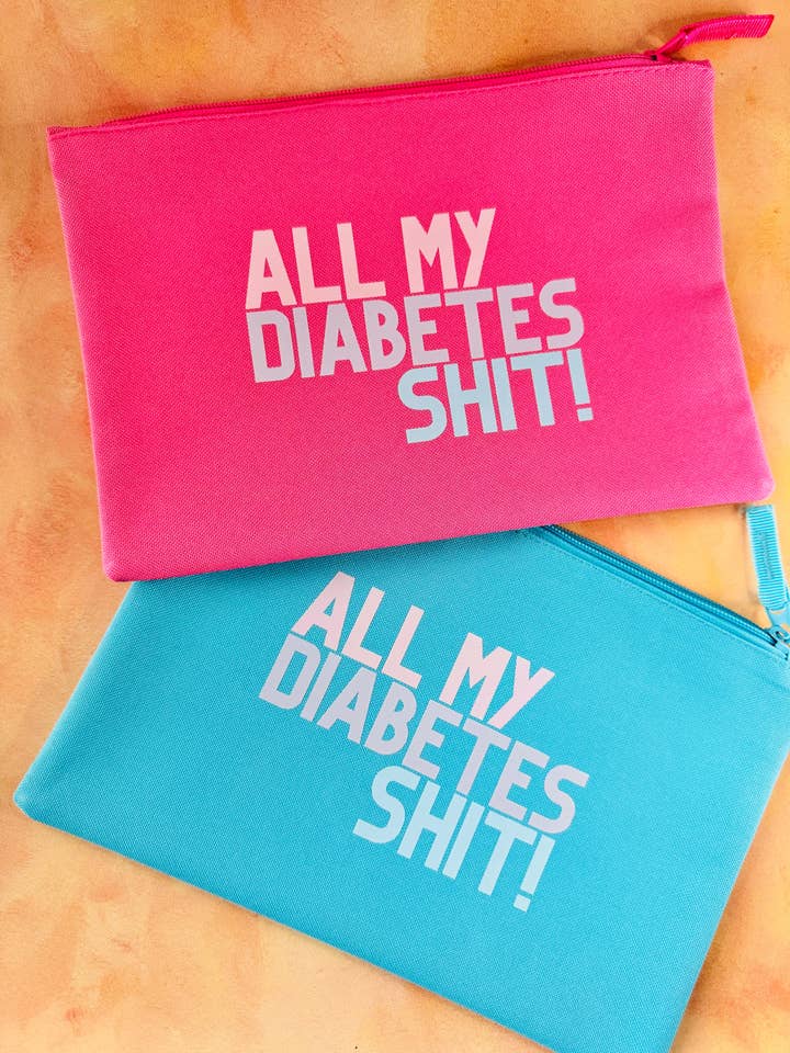 All My Diabetes Shit Pouch for wholesale by Twisted Funky Soul