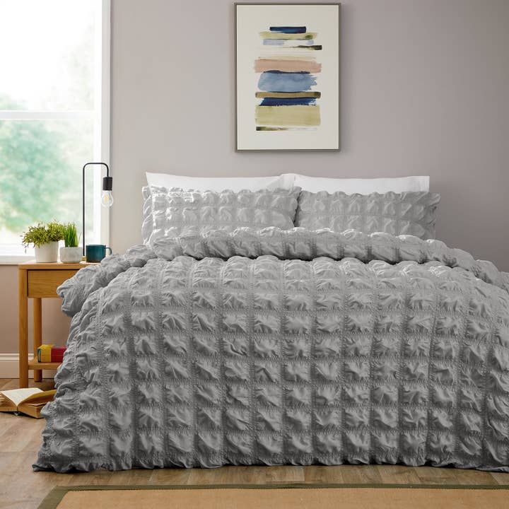 Soho Grey Duvet Cover Set for wholesale by LOOMWORKS LTD