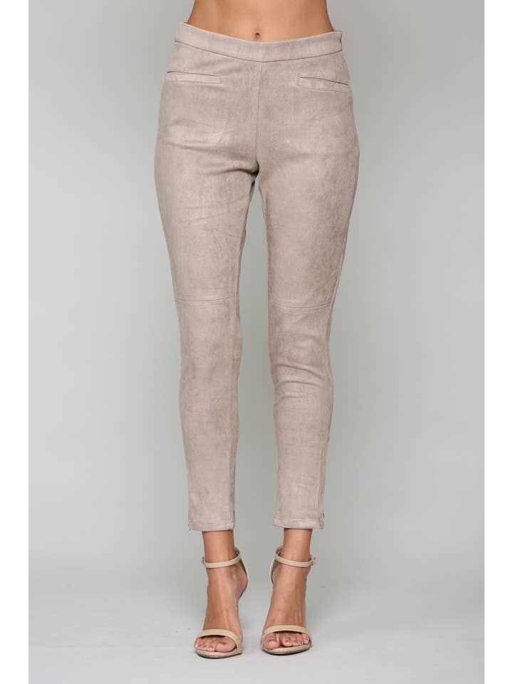 Joh Apparel - Wholesale Pants - Women's - Ariel Stretch Suede Pant